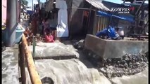 Banjir Rob Terjang Rumah Warga dan Tempat Wisata