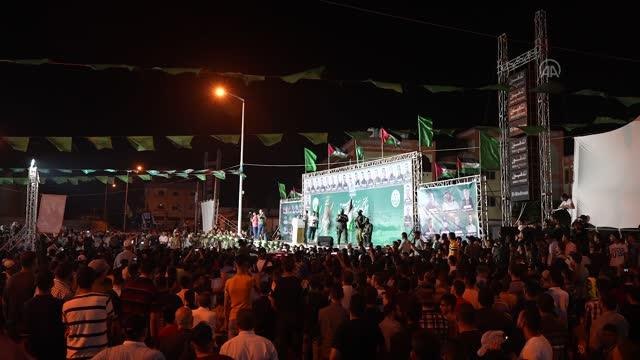 Kassam Tugayları, İsrail saldırıları sonrasında ikinci askeri geçit törenini gerçekleştirdi