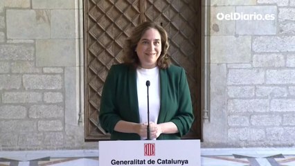 Colau pide libertad de los presos del 1-O y la desjudicialización del procés