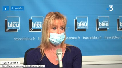 Sylvia Vaudou, secrétaire départementale du syndicat Alliance Police Nationale dans la Loire