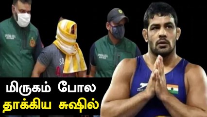 Sushil Kumar Sagar Ranaவை தாக்கும் Video! Sushil Kumar Sagar dhankar Viral Video | OneIndia Tamil