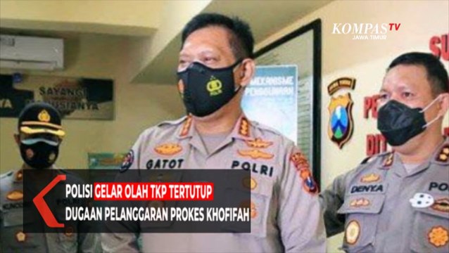 Polisi Gelar Olah TKP Tertutup Dugaan Pelanggaran Prokes Khofifah