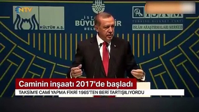 Erdoğan, 27 yıl önce yerini işaret etmişti! Taksim Camii bugün açılıyor
