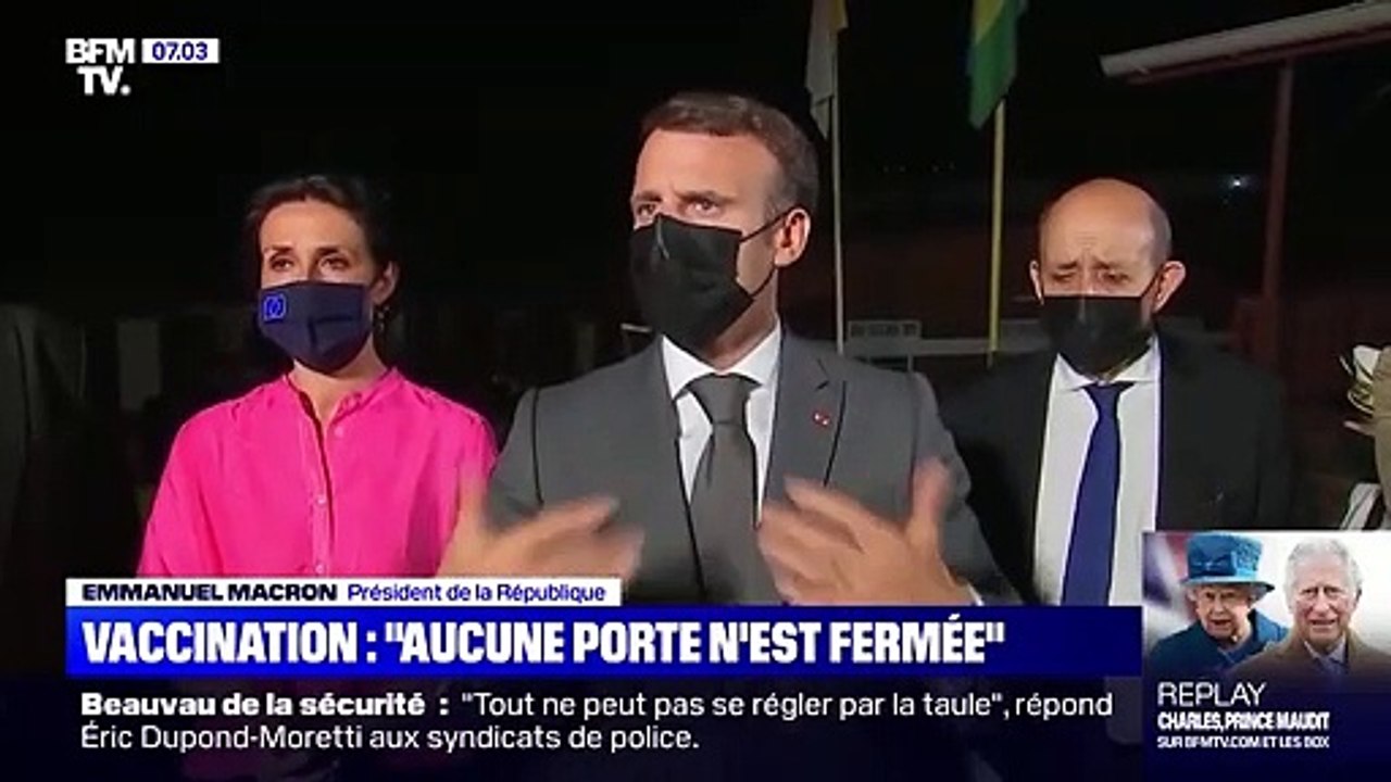Vaccination obligatoire : Emmanuel Macron annonce qu'"aucune porte n'est fermée". Celui-ci affirmait pourtant le contraire en novembre dernier