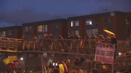 Kolombiya'da hükümet karşıtı gösteriler devam ediyor