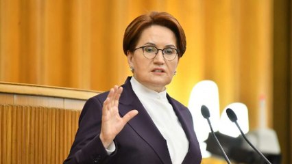 Akşener: Cumhurbaşkanı tarafından tehdit edilmek feci bir şey
