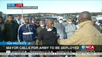 NMB mayor calls for army deployemnt over taxi protests