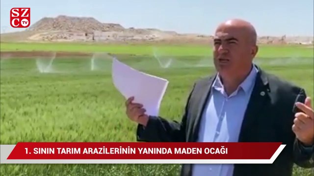 1. sınıf tarım arazilerinin yanı başına açılan mermer ocaklarına tepki: Doğa katliamı yaşanıyor