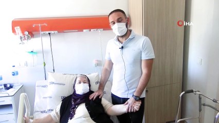 Nevşehir’den Antalya’ya robotik protez cerrahisi için geldi, sağlığına kavuştu