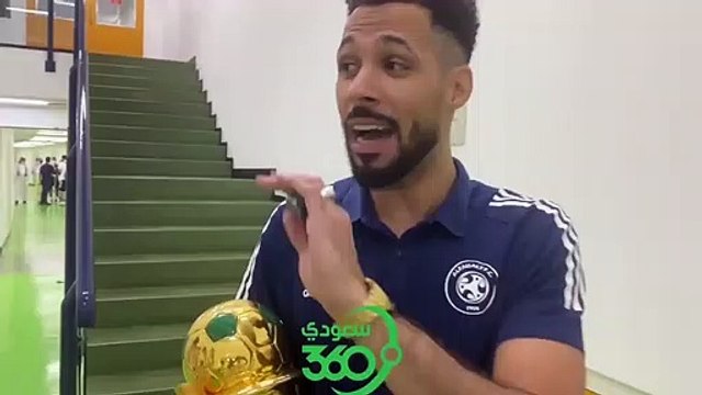 مصطفى ملائكة حارس الفيصلي يتحدّث بعد تحقيق اللقب @Majeed Taleb أغلى الكؤوس