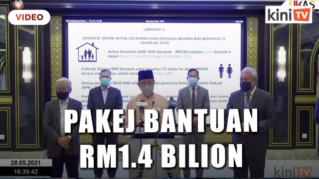 Sarawak umum pakej rangsangan bernilai RM1.4 bilion