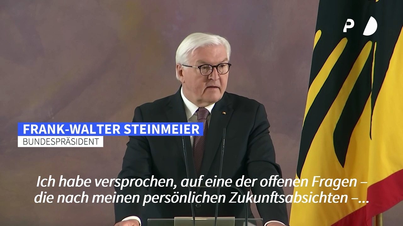 Steinmeier strebt zweite Amtszeit an
