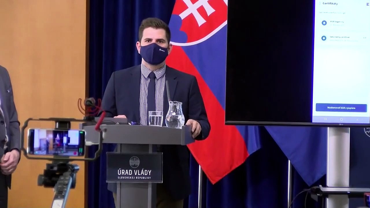 ZÁZNAM: V. Remišová predstavila aplikáciu Digitálny zelený pas (covid-19)