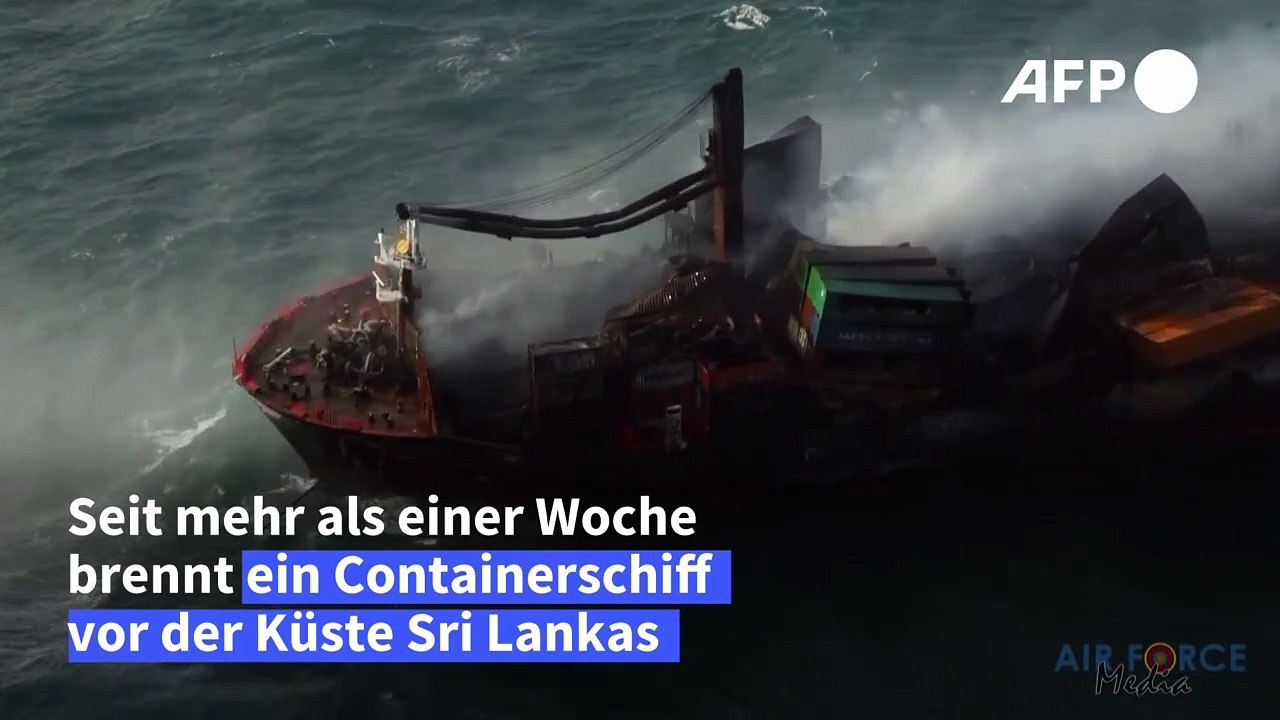 Nach Schiffs-Havarie: Plastikteilchen verschmutzen Strand in Sri Lanka