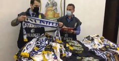 Imola (BO) - Gadget contraffatti dell'Inter per lo scudetto: maxi sequestro (28.05.21)