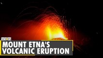 Mount Etna's red lava illuminates night sky - Thousands flock to witness volcanic show - World News