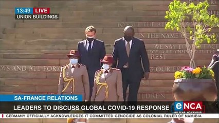 President Emmanuel Macron visits South Africa