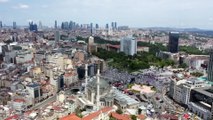 İSTANBUL - Taksim Camii açılıyor - Diyanet İşleri Başkanı Erbaş hutbe irad etti