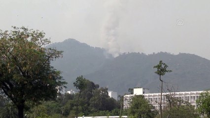 Pakistan’ın başkenti İslamabad’da orman yangını