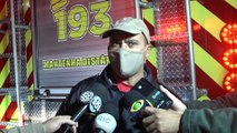 Motorista de aplicativo fica ferido após capotar carro no Bairro São Braz, em Curitiba