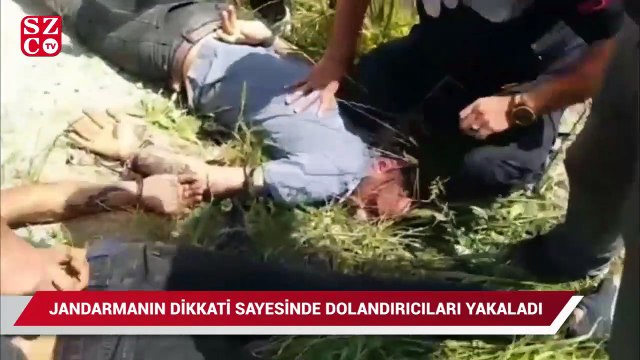Jandarma, dikkati sayesinde dolandırıcıları suçüstü yakaladı, altınlar sahibine iade edildi