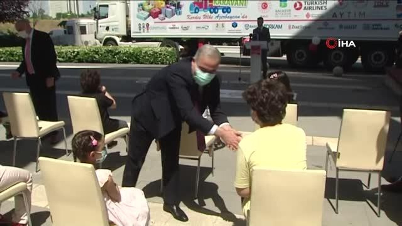 Son dakika! Azerbaycanlı şehit ve gazi ailelerinin çocukları için 'Hediye Karavanı' başkentten uğurlandı