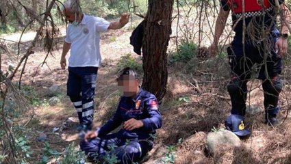 Kendini ağaca asan itfaiyeciyi ipten alan teğmen: Teşkilatım adına gurur duydum