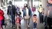 Sunny Leone with her cute daughter and husband snapped at Airport|FilmiBeat