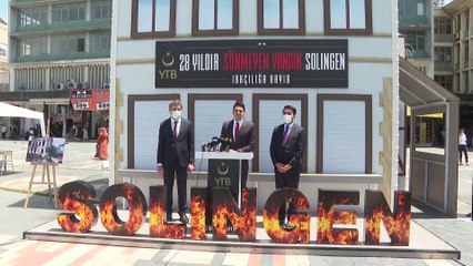 ANKARA - YTB Başkanı Eren, Solingen'deki ırkçı saldırının kurbanlarını andı