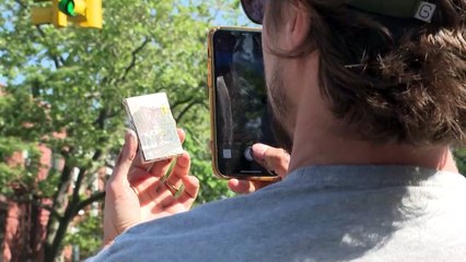 Hunting for mini artworks on New York's streets