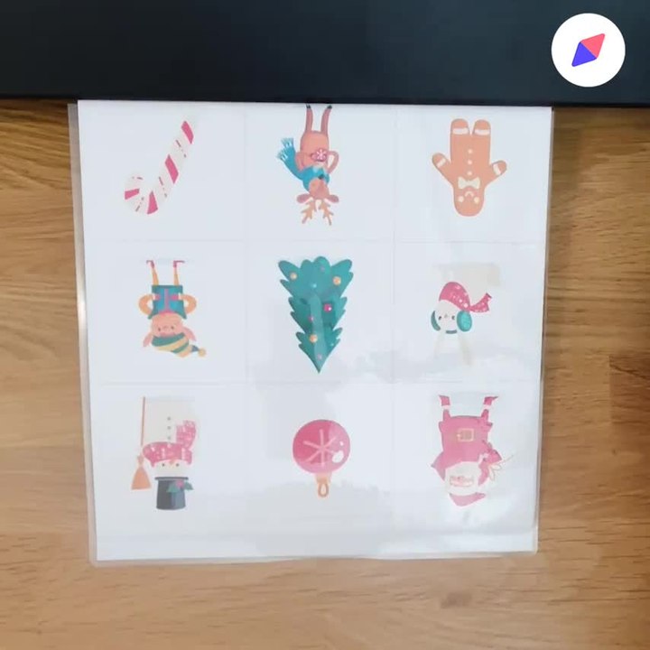 DIY - Fabriquer un jeu de memory spécial Noël