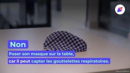 Ce qu'il faut faire et éviter avec un masque au restaurant