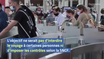 La SNCF teste la température des voyageurs