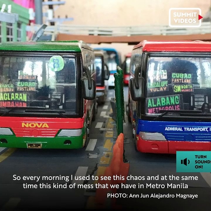 This realistic diorama of EDSA traffic will make you look twice