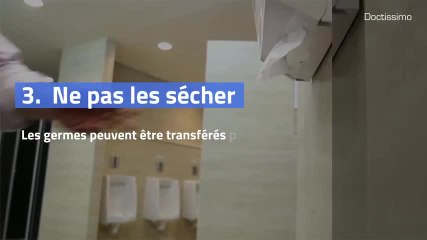 6 erreurs de lavage des mains