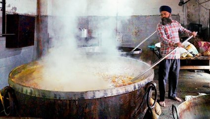 The world's largest community kitchen feeds 100,000 daily at Golden Temple, India