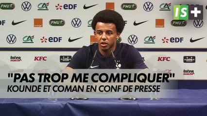 Point presse de l'Équipe de France : avec Jules Koundé et Kingsley Coman