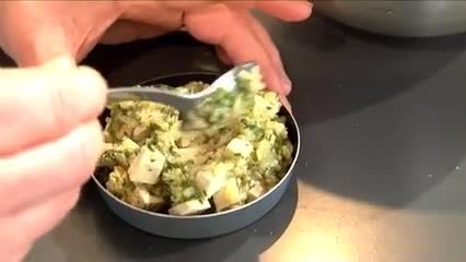 Galette de tofu et quinoa