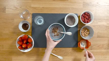 Pudding aux graines de chia