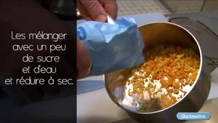 Parmentier de saumon, purée de topinambours, boulgour aux agrumes confits