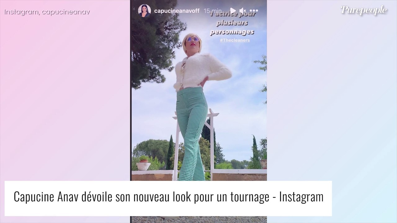 Capucine Anav transformée pour un tournage : elle dévoile de premières photos des coulisses
