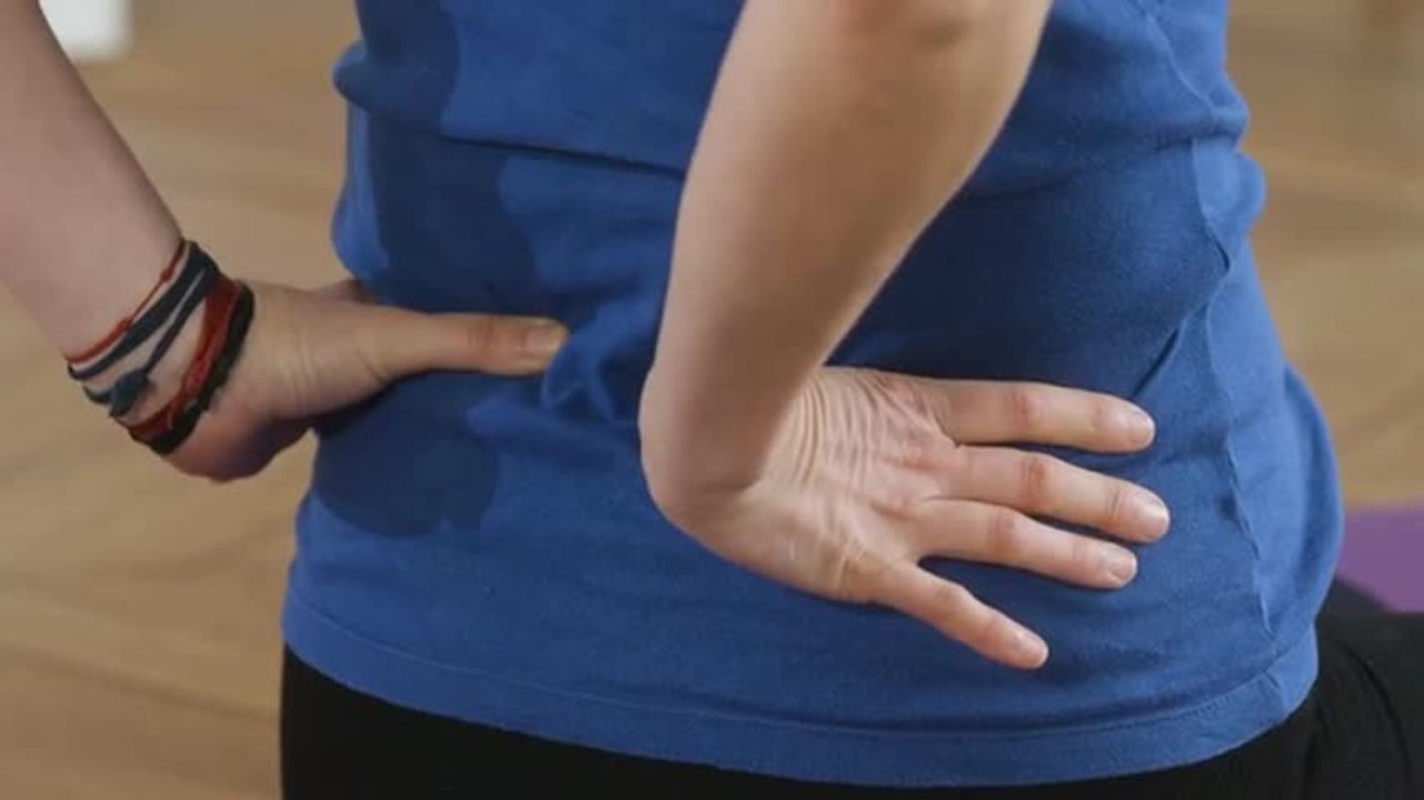 Auto-massage du dos / des lombaires