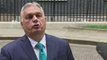 Hungarian PM Viktor Orban says racism accusations are 'simply ridiculous' but adds he is is 'anti-immigration' after meeting Boris Johnson