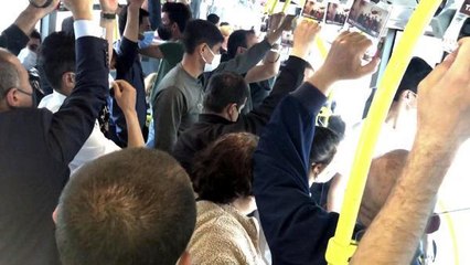 İSTANBUL'DA KISITLAMA ÖNCESİ TRAFİK YOĞUNLUĞU