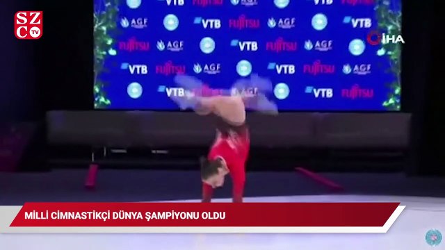 Milli cimnastikçi Ayşe Begüm Onbaşı dünya şampiyonu oldu