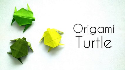 Origami Animals  Tutorial: Origami Turtle
