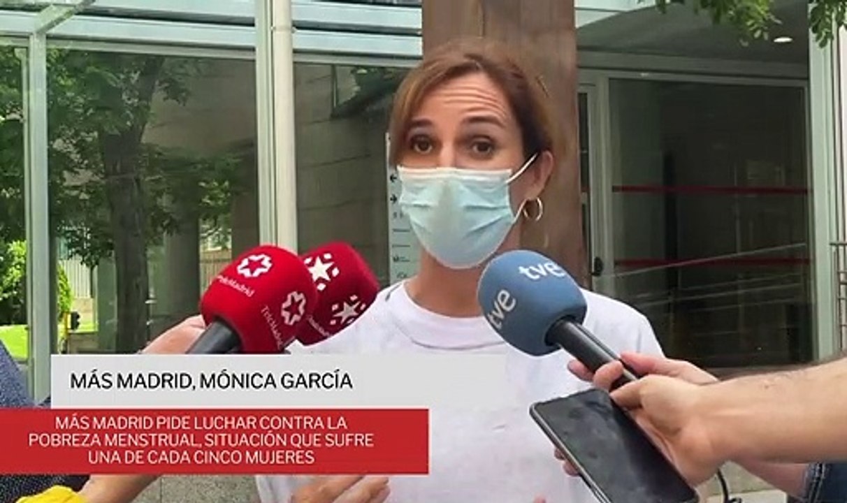 Más Madrid pide luchar contra la pobreza menstrual, situación que sufre una de cada cinco mujeres