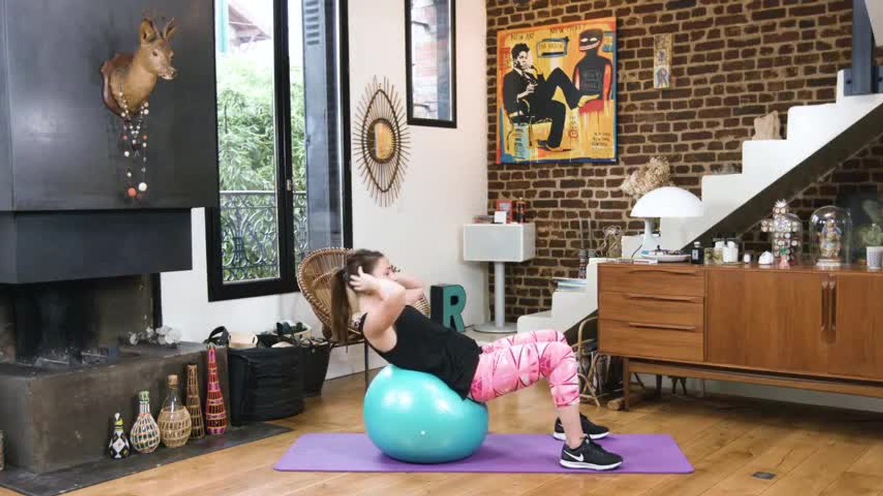 Exercices avec Swiss ball  (20 min)– Fitness Master Class
