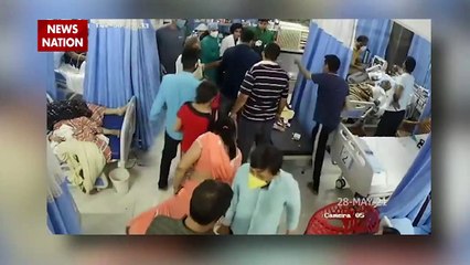 अस्पताल में हुई मरीजों और डॉक्टर के साथ मारपीट