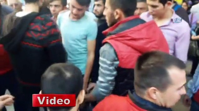 Hırsızlık zanlısını öfkeli kalabalık yakaladı